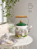 Enamel straight kettle 2L