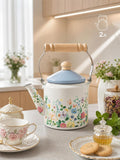Enamel straight kettle 2L