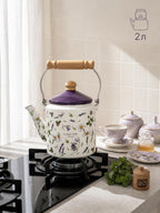 Enamel straight kettle 2L