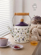 Enamel straight kettle 2L