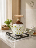 Enamel straight kettle 2L