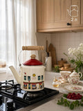 Enamel straight kettle 2L