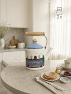 Enamel straight kettle 2L