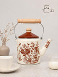 Enamel straight kettle 2L